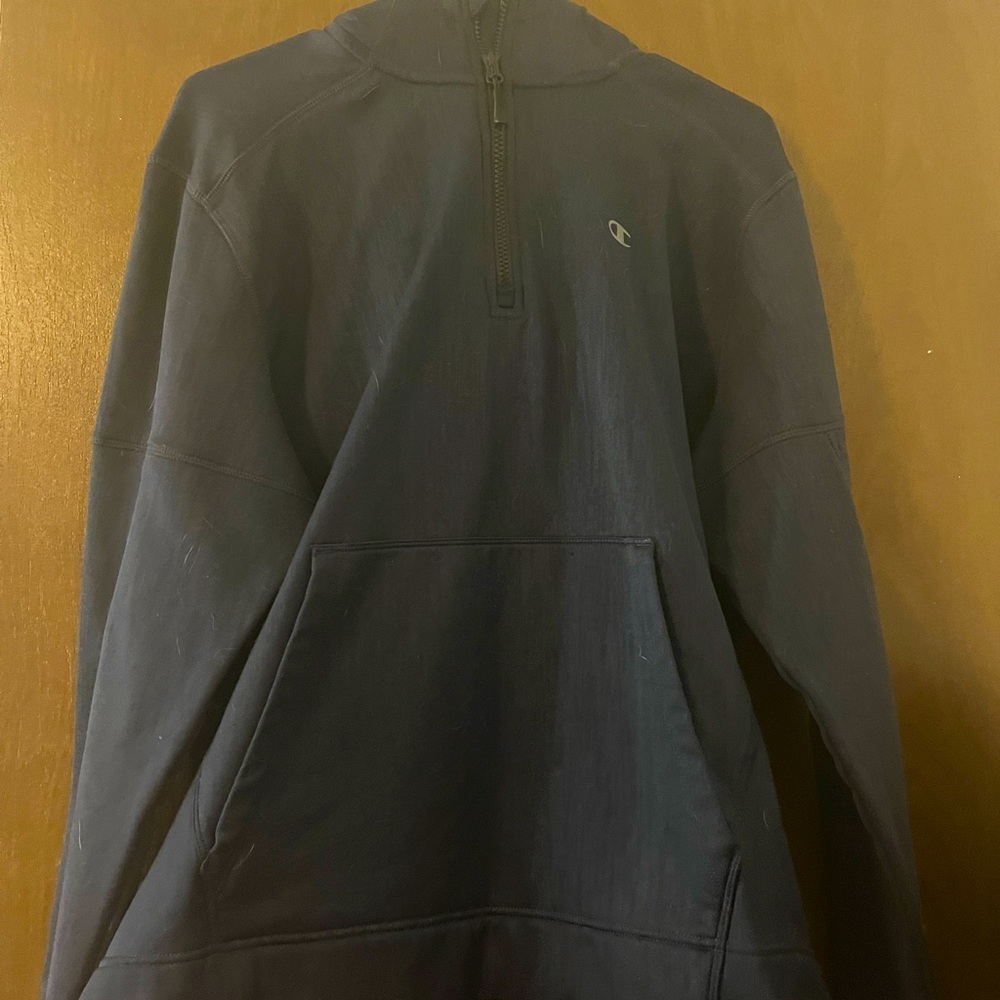 Dark blue hoodie
